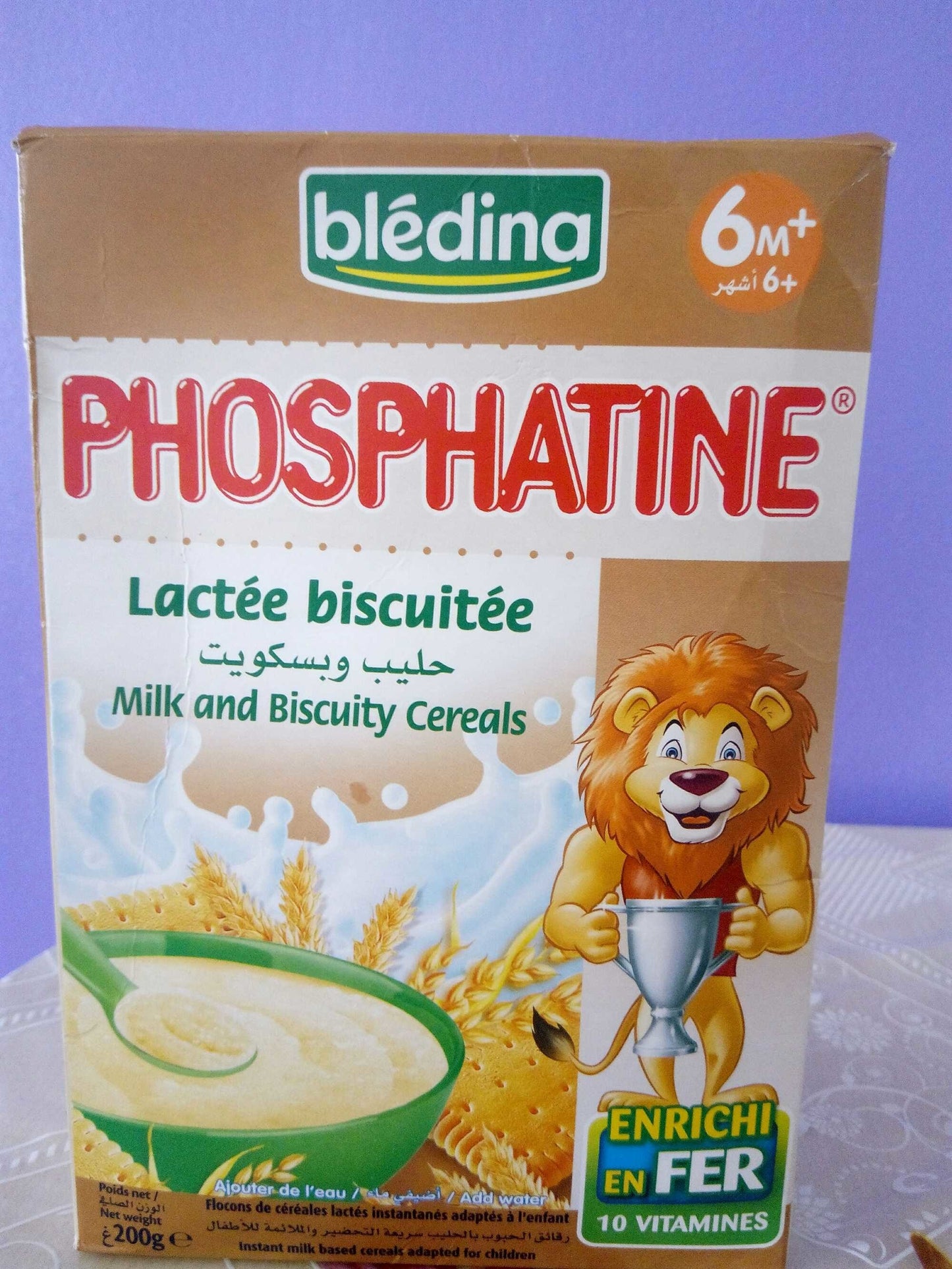 Phosphatine lactée biscuitée